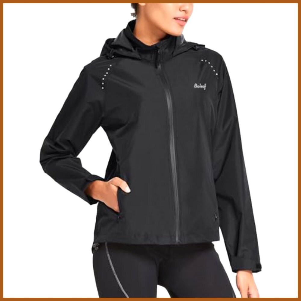Waterproof Polyester Running Jacket Packable Ligh… - image 2